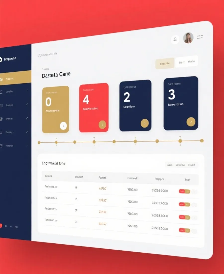 Historical result archive interface illustration