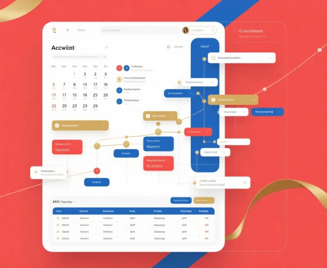 Archive timeline and historical lookup illustration