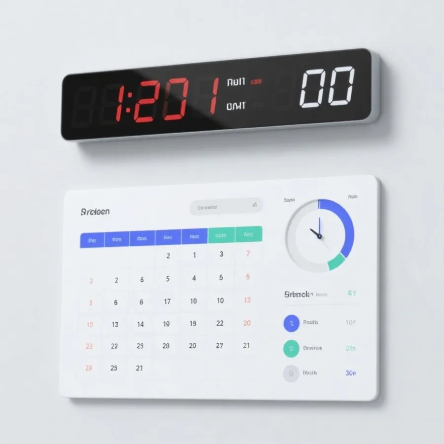 Draw schedule timing illustration